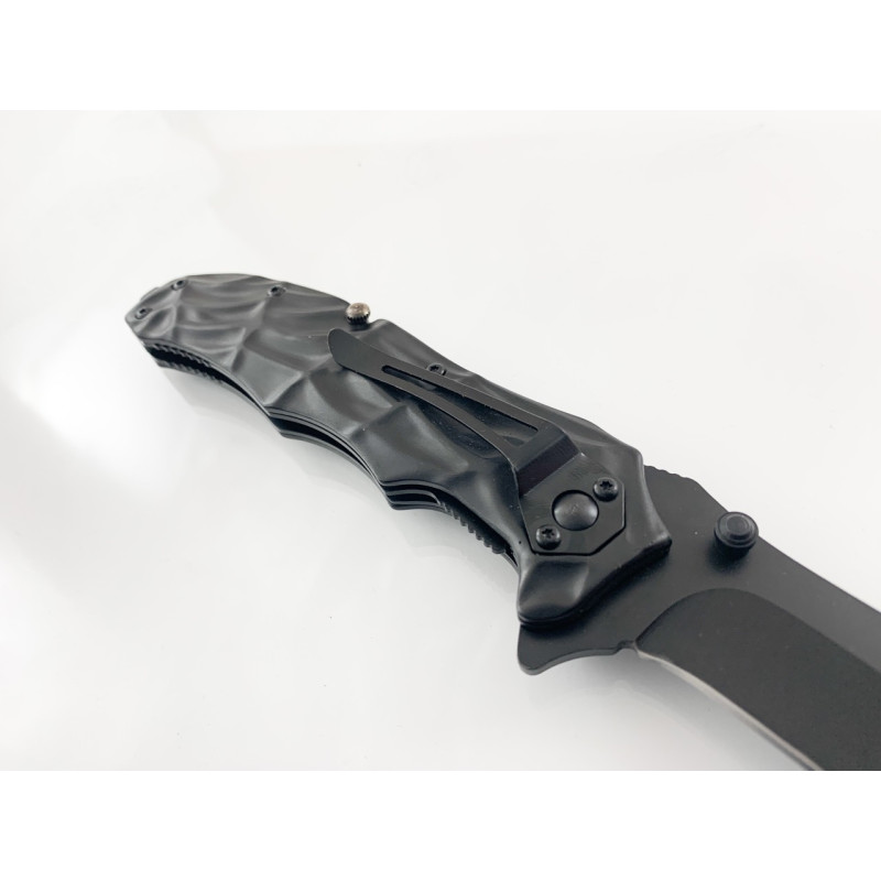 Сгъваем автоматичен джобен нож с резец за въже и шип elf monkey B091