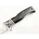 Сгъваем джобен нож с черна дръжка Columbia MC101 с инкрустиран тигър в гарда