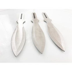 Комплект тежки ками кунай класически модел три броя сет с калъф