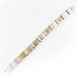 Мъжка гривна от неръждаемата стомана Rocco