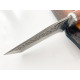 Ловен нож Bowie ръчно направен от дамаска японска стомана танто острие