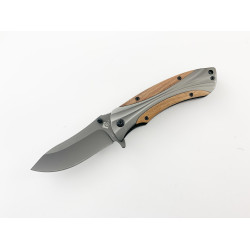 Сгъваем автоматичен джобен нож с иноксово покритие на острието CM72