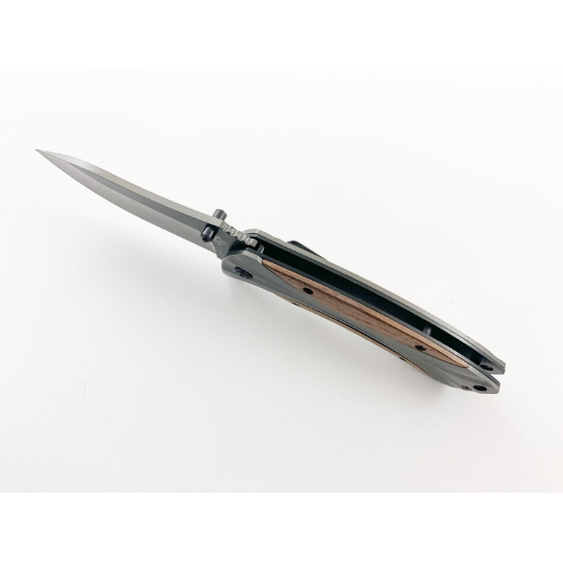 Сгъваем автоматичен джобен нож с иноксово покритие на острието CM72