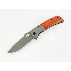 Сгъваем масивен автоматичен джобен нож с иноксово покритие