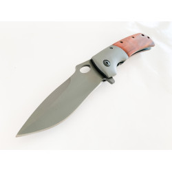 Сгъваем масивен автоматичен джобен нож с иноксово покритие