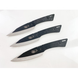 Комплект ножове ками кунай добре балансирани остри за хвърляне Скорпион