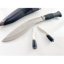 Kukri nepal кукри непалско с два ножа и калъф за носене на колан Kukri nepal кукри непалско с два ножа и калъф за носене на колан