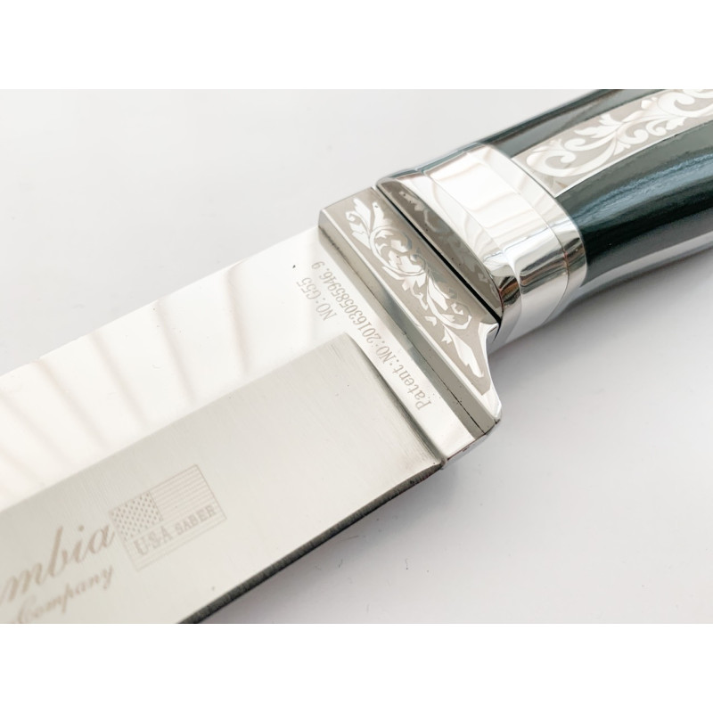 USA Columbia G55 Bowie Hunting knife Ловен нож метален масивен за Америсканския пазар