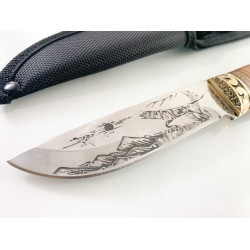 Руски ловен нож Кандар стал 65х13