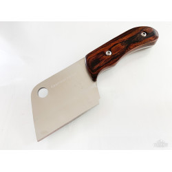 Тактическа малка руска брадвичка тип сатър с дървена дръжка Кемпинг Охота стал 65х13