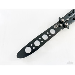Тренировъчен нож пеперуда черен цвят подходящ за трикове модел 2