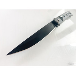 Голям автоматичен сгъваем нож с калъф за колана