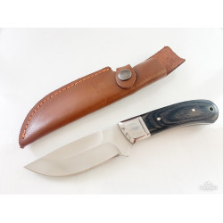 USA Sanjia Knife Ловен нож масивен фултанг с кожена кания
