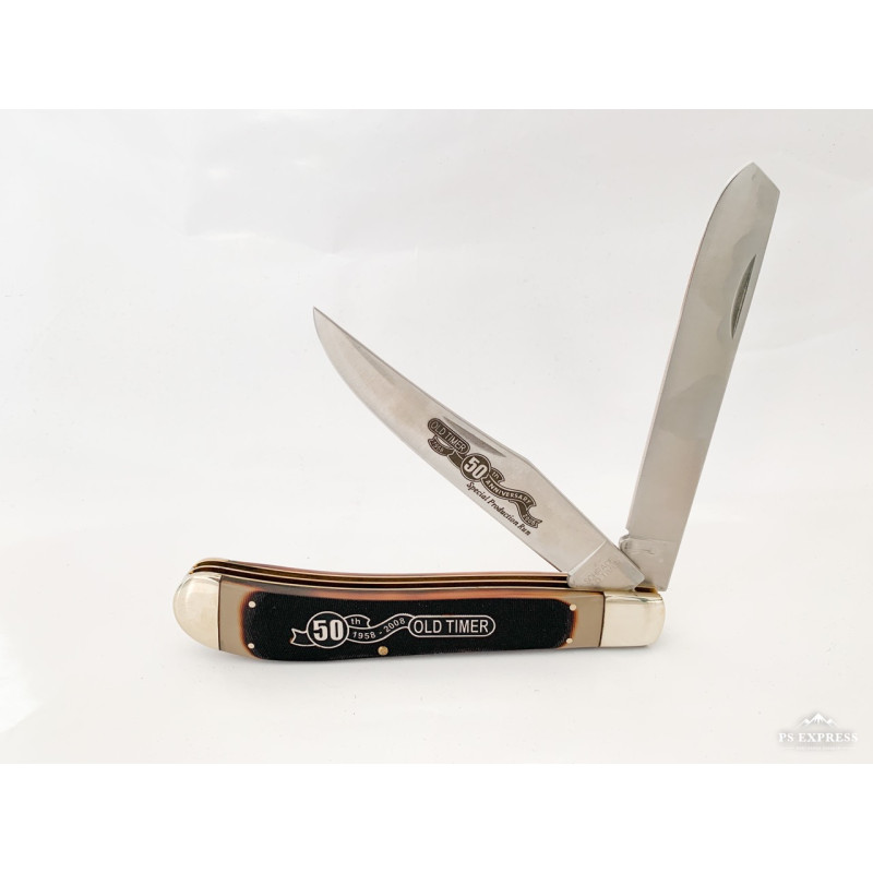 Old Timer Shrade 1958-2008 сгъваем голям джобен нож с две остриета