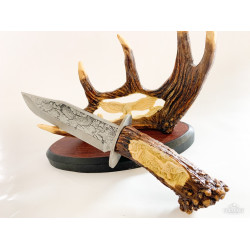 Сувенирен нож с поставка за украса или подарък с гравиран орел