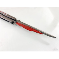 Тренировъчен нож пеперуда играта Frostmourne,не е остър за колекция или тренировка за трикове