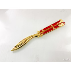 Тренировъчен нож пеперуда,не е остър за колекция или тренировказа трикове