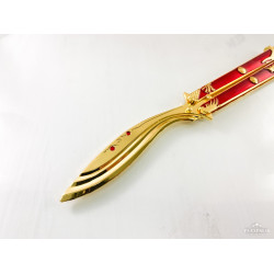 Тренировъчен нож пеперуда,не е остър за колекция или тренировказа трикове