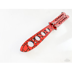 Детски нож пеперуда с калъф - Спайдър-Мен,Spider-Man - незаточен тренировъчен