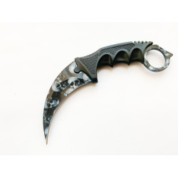 CS GO - karambit skull zombie SKIN карамбит остър като бръснач
