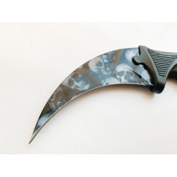 CS GO - karambit skull zombie SKIN карамбит остър като бръснач