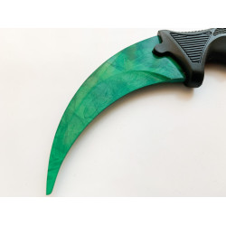 CS GO - karambit Green SKIN карамбит тренировъчен незаточен CS GO - karambit Green SKIN карамбит тренировъчен незаточен