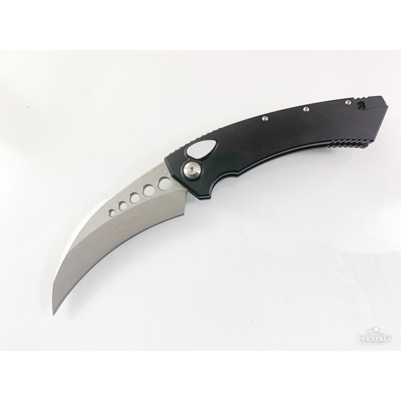 Сгъваем нож карамбит Microtech Hawk Auto Stonewash Standard 166-10