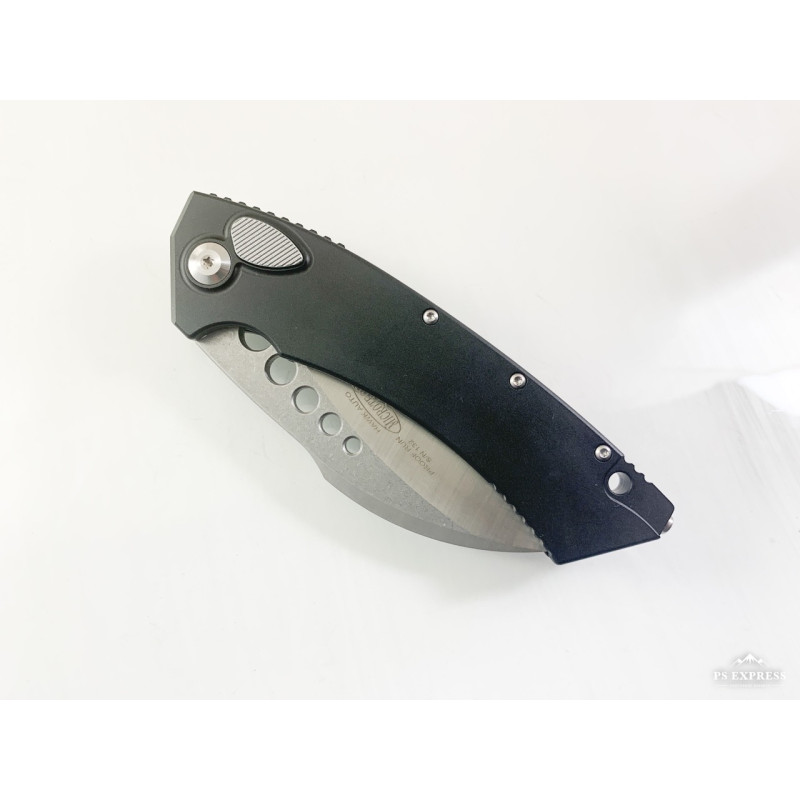 Сгъваем нож карамбит Microtech Hawk Auto Stonewash Standard 166-10