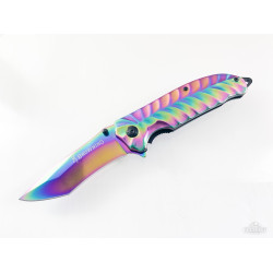 Browning B52 Сгъваем автоматичен джобен нож променящо цвета си покритие тип танто