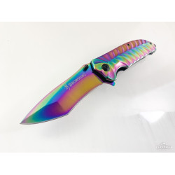 Browning B52 Сгъваем автоматичен джобен нож променящо цвета си покритие тип танто