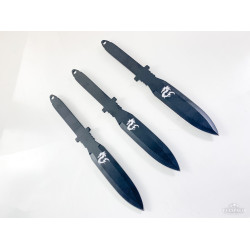 Ками ножове пластини кунай за хвърляне,мятане с гравиран дракон