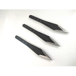 Ками ножове пластини кунай за хвърляне,мятане с черно тефлоново покритие