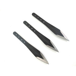 Ками ножове пластини кунай за хвърляне,мятане с черно тефлоново покритие