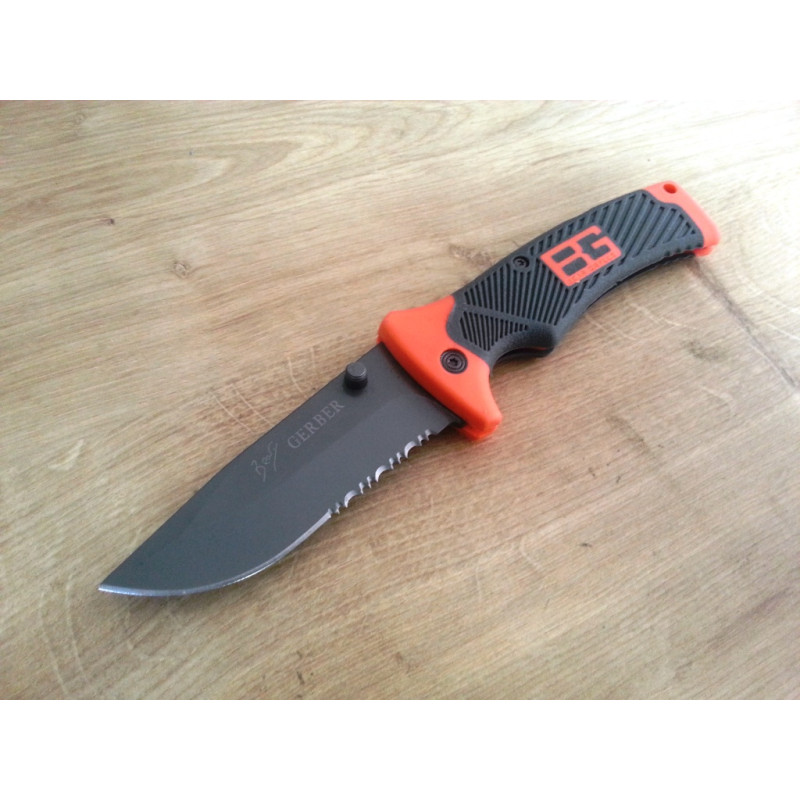 Сгъваем джобен нож за планина или туризъм - GERBER Bear Grylls-Folding Sheath Knife