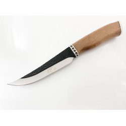 Красив добре балансиран ловен нож с фиксирано релефно острие