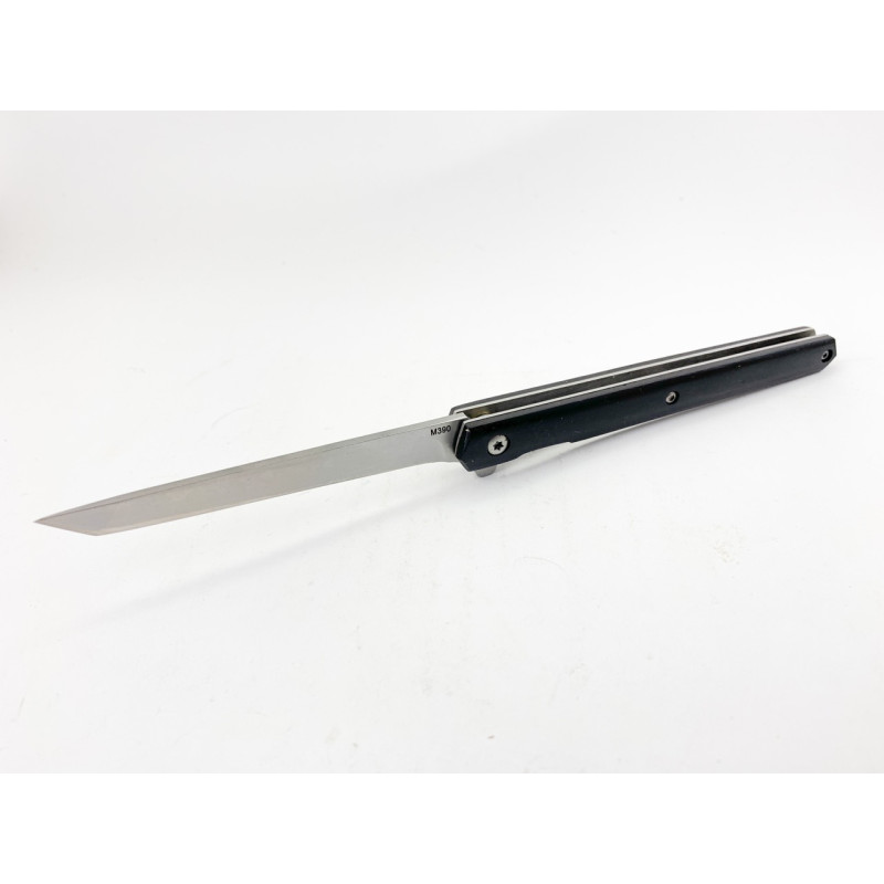 Сгъваем автоматичен нож танто острие-ръчно направен стомана M390