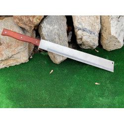 Масивно голямо тежко мачете с дървена дръжка Масивно голямо тежко мачете с дървена дръжка