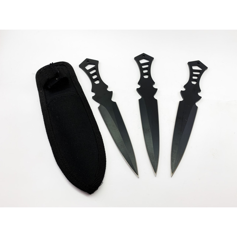 Ножове (ками) за хвърляне 19 см комплект три броя