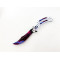 Нож сгъваем тип пеперуда CS GO - в бяло