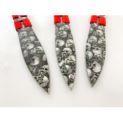 Комплект от три броя ками за хвърляне кунай зомби килър zombie killer