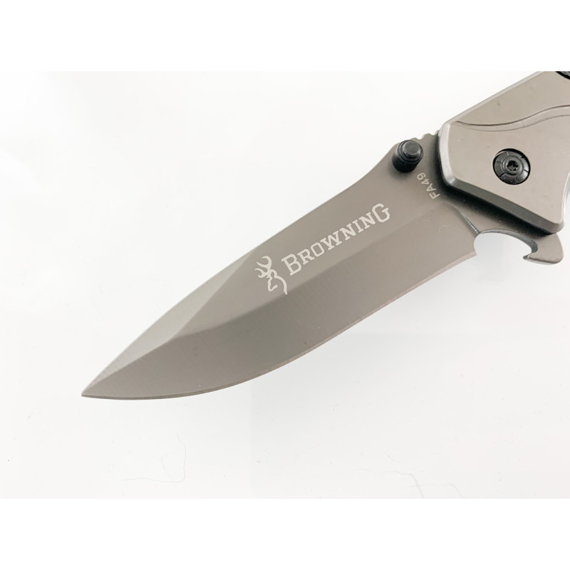 Browning FA49 - Сгъваем автоматичен нож с иноксово покритие на острието