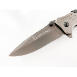 Browning FA46 - Сгъваем автоматичен нож с иноксово покритие на острието Browning FA46 - Сгъваем автоматичен нож с иноксово покритие на острието