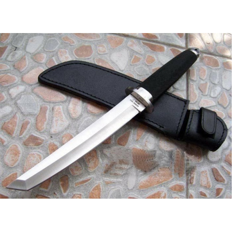 Къс меч с танто острие и кожен клъф- Magnum Tanto II in San Mai