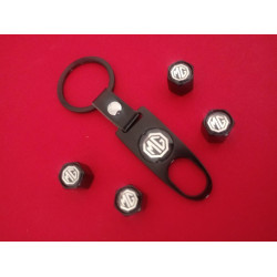 Ключодържател с 4 бр капачки за винтилите/ вентили MG-черен цвят