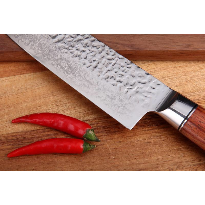 Професионален кухненски нож - Дамаска стомана-Chef Knife за месо Професионален кухненски нож - Дамаска стомана-Chef Knife за месо