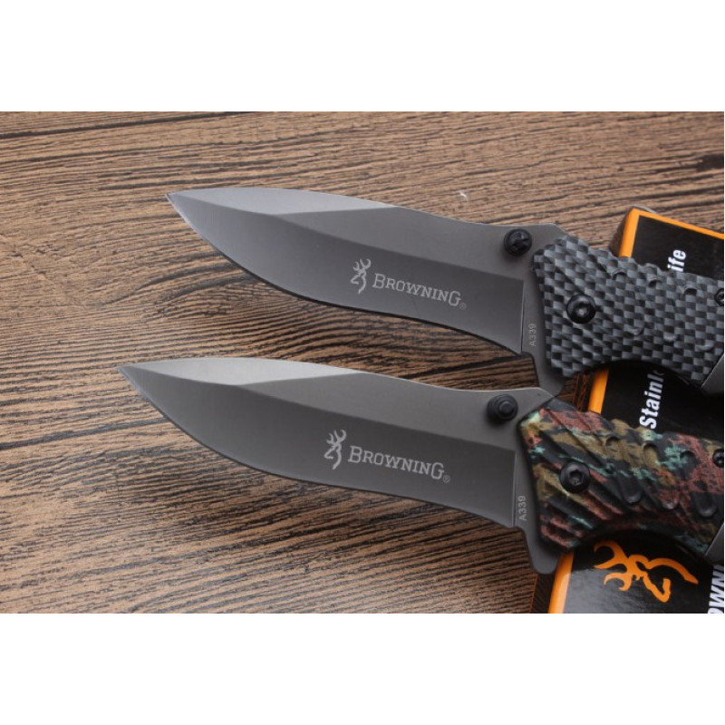 Browning A339 pocket knife два модела с резец за въжета
