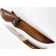 Ловен нож ръчно направен от дамаска стомана - Произход Турция