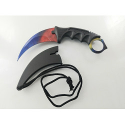 CS GO - Шарен karambit карамбит нож за тренировка начинаещи незаточен