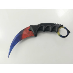 CS GO - Шарен karambit карамбит нож за тренировка начинаещи незаточен