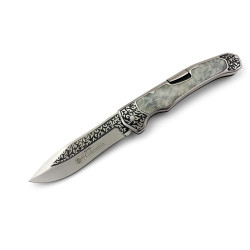 Columbia pocket knife A3154 Сгъваем джобен нож с дръжка от мраморен полимер Columbia pocket knife A3154 Сгъваем джобен нож с дръжка от мраморен полимер